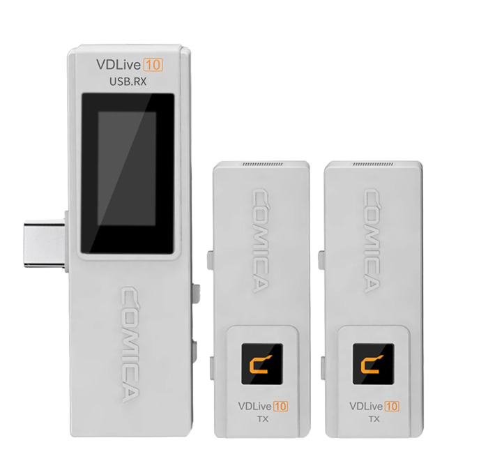Радиосистема CoMica VDLive10 Type-C, Белый №1