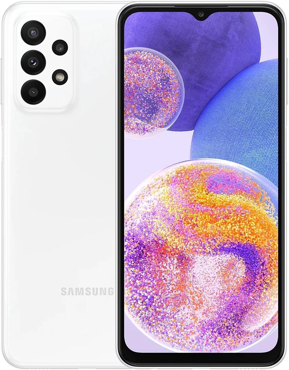 Смартфон Samsung Galaxy A23 128 ГБ, Белый, Dual nano SIM детальное изображение - 1