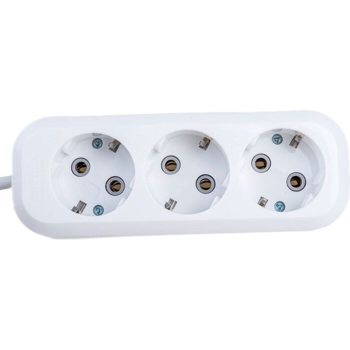 Сетевой удлинитель SmartBuy SBE-16-3-03m-Z, 3 м, Белый №1