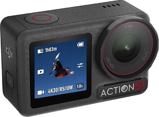 Экшн-камера DJI Osmo Action 5 Pro Adventure Combo, 64 Гб, Черный детальное изображение - 5