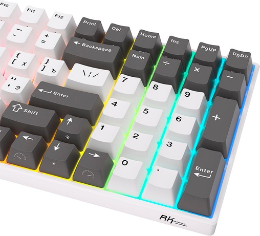 Клавиатура Royal Kludge RK100, Red Switch, Белый детальное изображение - 6