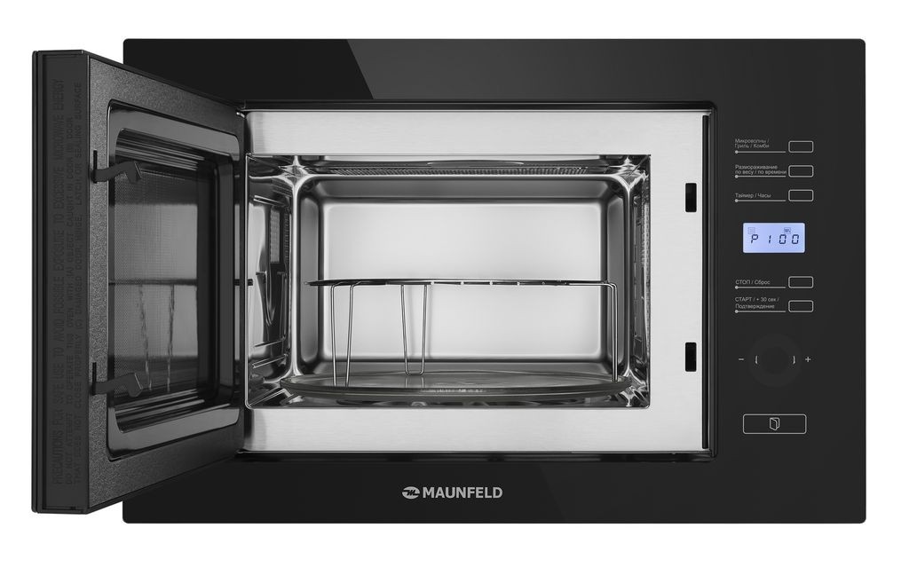 Встраиваемая микроволновая печь MAUNFELD MBMO.25.7GB, Черный детальное изображение - 2