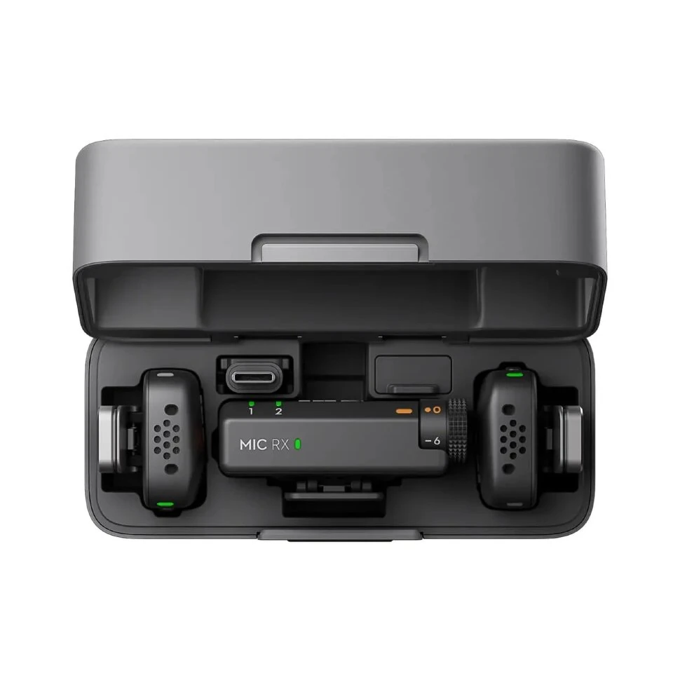 Радиосистема DJI Mic Mini (RX + 2TX), Черный детальное изображение - 2