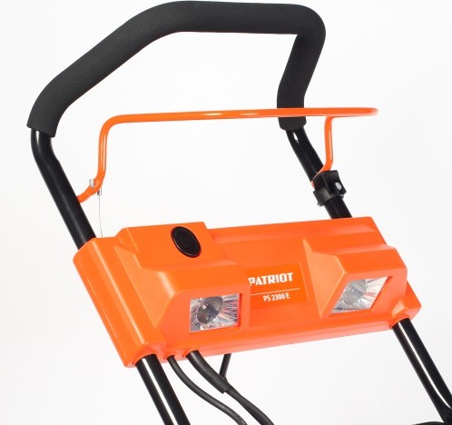 Снегоуборщик электрический Patriot PS 2300 E несамоходный 426302222, 2.7 л.с., 2000 Вт, Серый/Оранжевый детальное изображение - 7