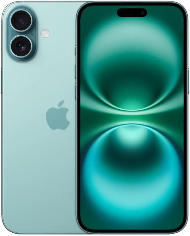 Смартфон Apple iPhone 16 Plus 512 Гб, Бирюзовый, Dual eSIM детальное изображение - 1