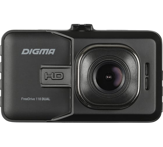 Видеорегистратор DIGMA FreeDrive 118 DUAL, 2-х канальный, 1920x1080 Full HD dpi, MicroSD, 32 ГБ, Черный детальное изображение - 1