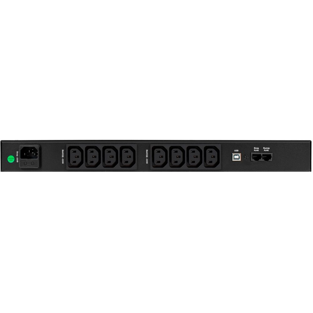 ИБП ExeGate 1U ServerRM UNL-1200.LCD.AVR.8C13.RJ.USB.1U детальное изображение - 3