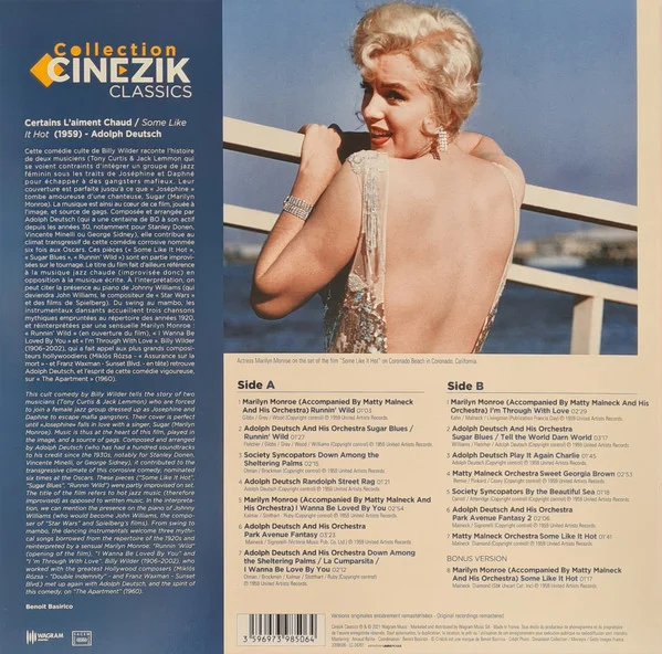 Виниловая пластинка OST – Various – Certains L'aiment Chaud LP детальное изображение - 2