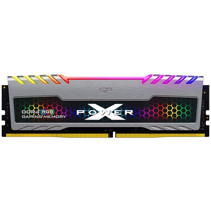 Оперативная память Silicon Power XPower Turbine RGB DDR4 3200MHz, SP016GXLZU320BSB, 16 Гб №1