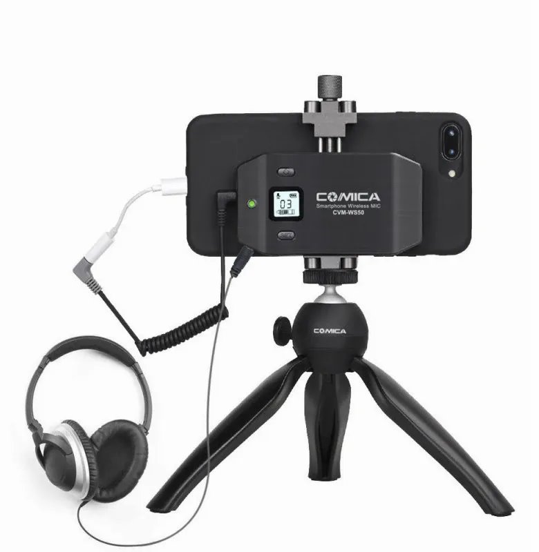 Радиосистема CoMica UHF CVM-WS50 H для смартфона детальное изображение - 5