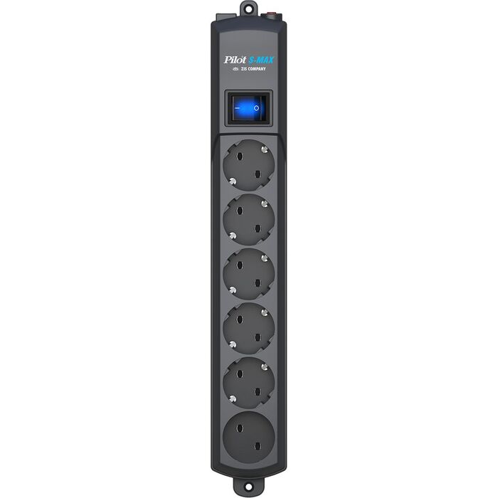 Сетевой фильтр Pilot S-MAX, 7 м, Черный №2