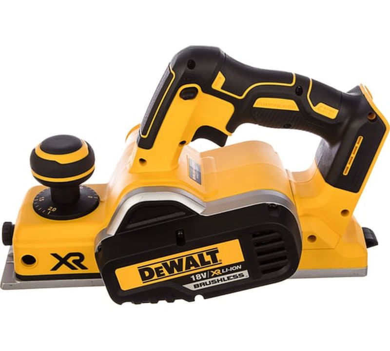 Электрический рубанок DEWALT DCP580N, 600 Вт,  Желтый детальное изображение - 2