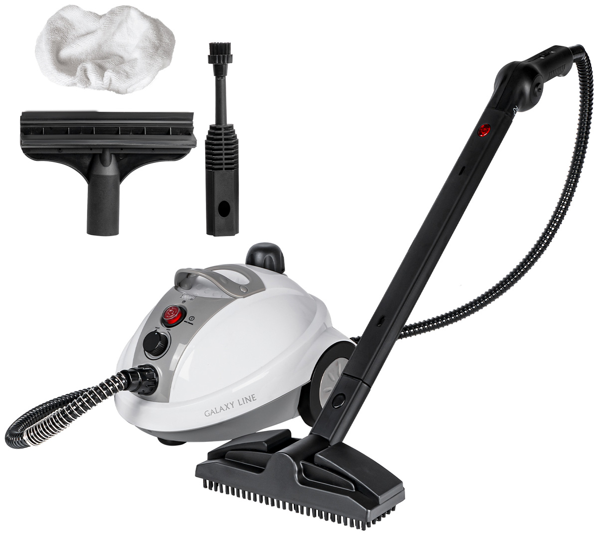 Пароочиститель Galaxy LINE GL6270, 1500 Вт, Серый/Черный детальное изображение - 1