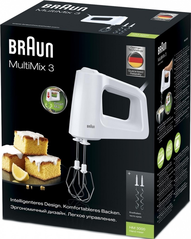 Миксер Braun MultiMix 3 HM3105, Белый детальное изображение - 5