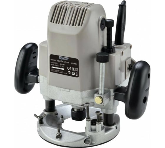 Фрезер БУЛАТ цанга 12мм ФР, 2400 Вт, Серый детальное изображение - 1