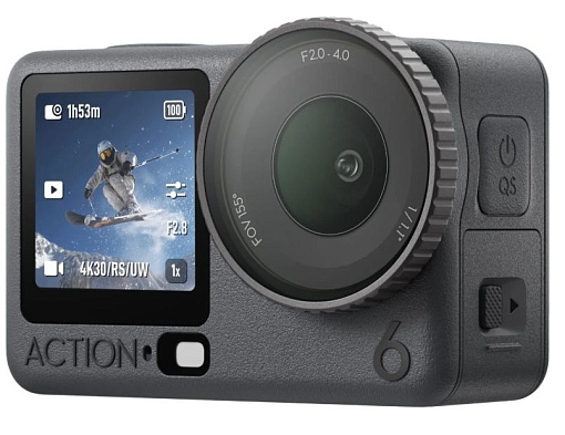 Экшн-камера DJI Osmo Action 6 Standard Combo, Черный детальное изображение - 2