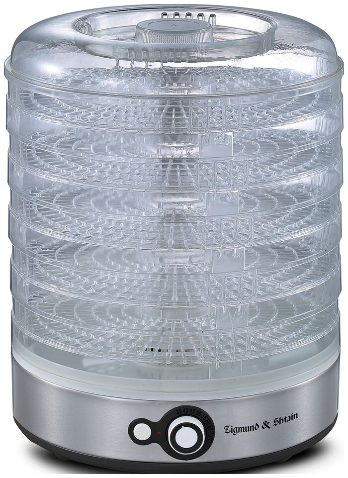 Сушилка для овощей Zigmund & Shtain ZFD-406, 500 Вт, Серебристый №1