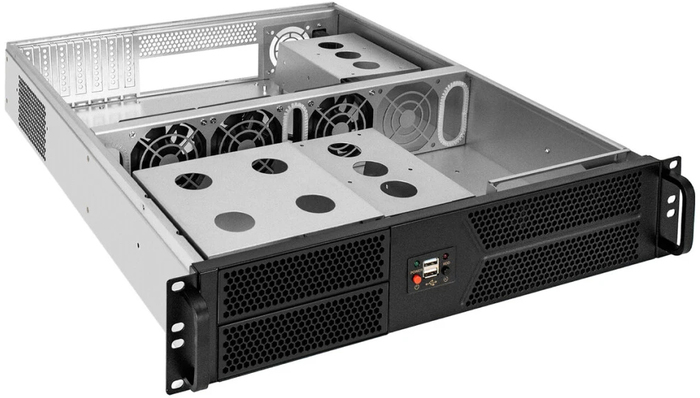 Серверный корпус ExeGate Pro 2U550-04, без БП, Черный №2