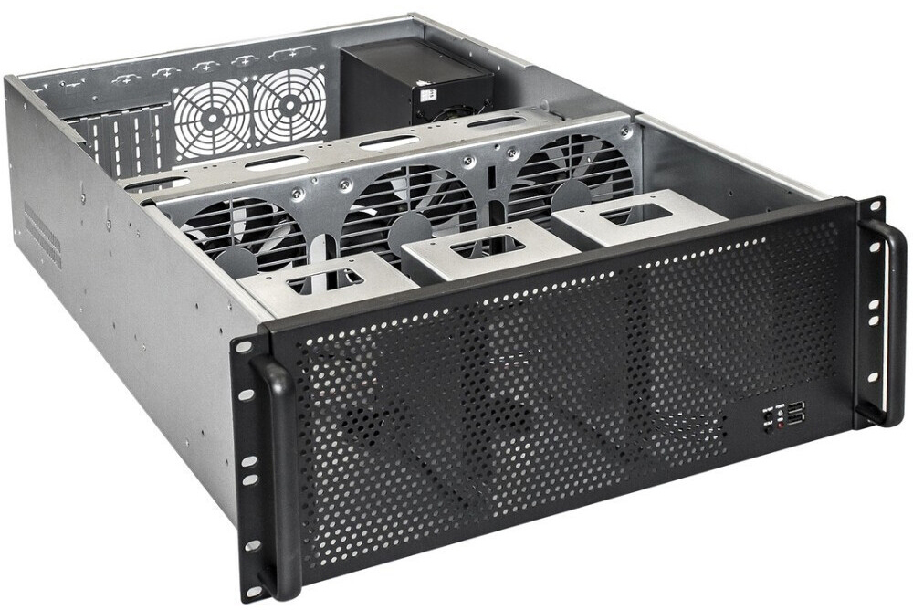 Серверный корпус ExeGate Pro 4U650-18/1100RADS, 1100 Вт, Черный детальное изображение - 2