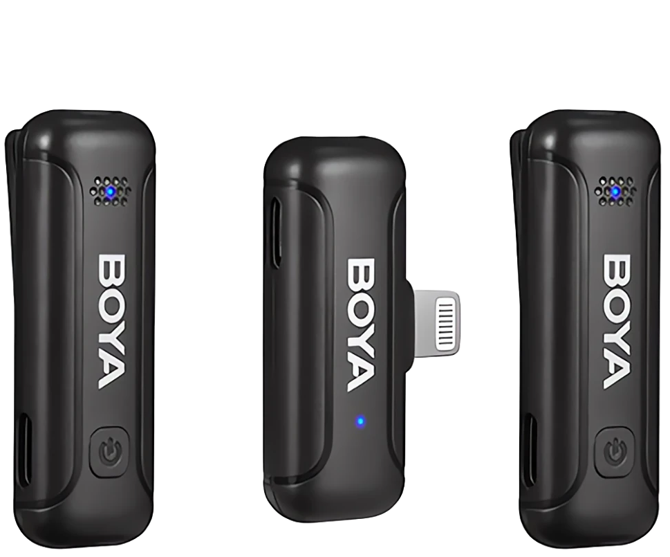 Радиосистема BOYA BY-WM3T-D2 Lightning, Черный детальное изображение - 1