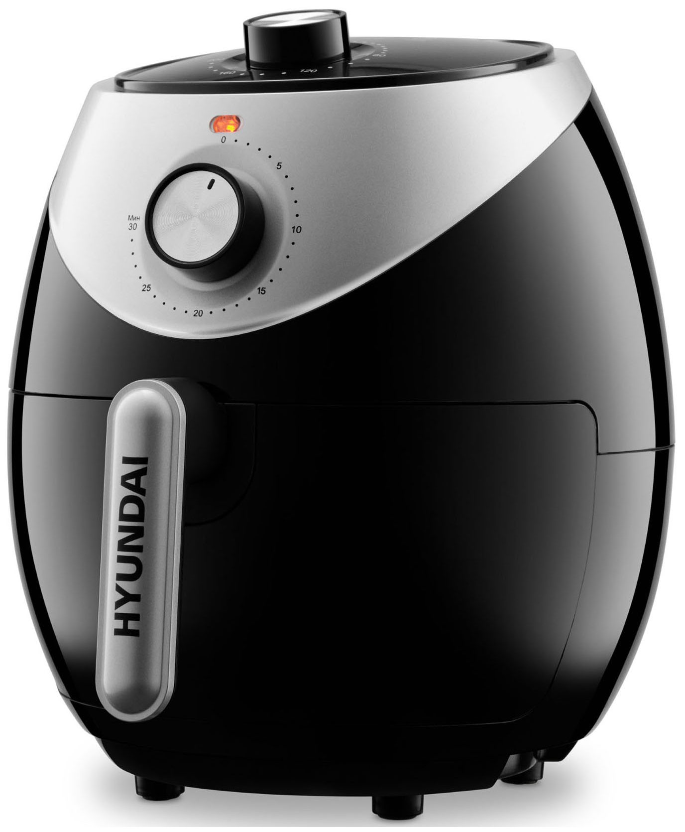 Аэрогриль Hyundai HYF-3456, 3,2 л, 1500 Вт, Черный детальное изображение - 2