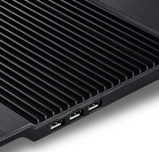 Охлаждающая подставка для ноутбука DeepCool N8, Черный детальное изображение - 4