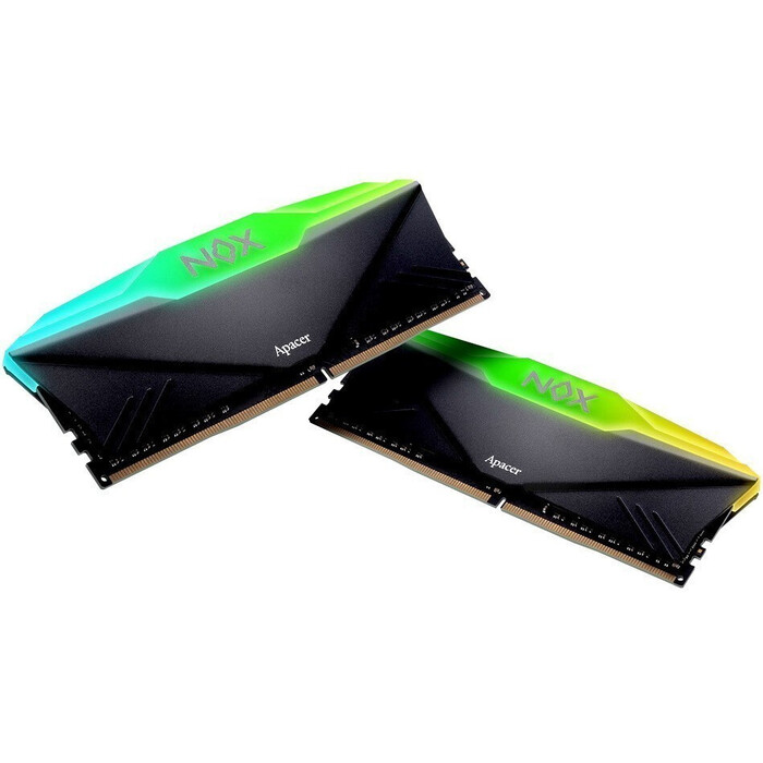 Оперативная память Apacer NOX Black RGB DDR4 3600MHz, AH4U16G36C25YNBAA-2, 2x8 Гб KIT, 16 Гб №2