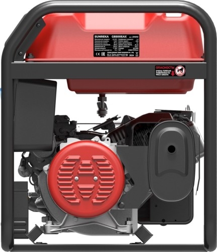 Генератор бензиновый SUNREKA G8500EAX 211010, 8 кВт, Красный детальное изображение - 4