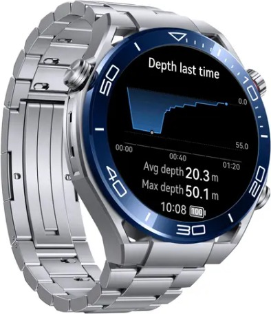 Смарт-часы Huawei Watch Ultimate 49 мм, Синий, Blue edition детальное изображение - 4