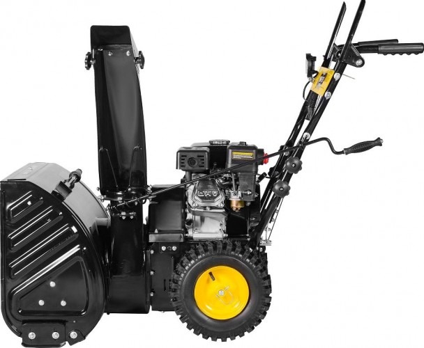 Снегоуборщик Huter SGC 4800B с электростартером 70/7/2, 7 л.с., 4800 Вт, Желтый/Черный детальное изображение - 3