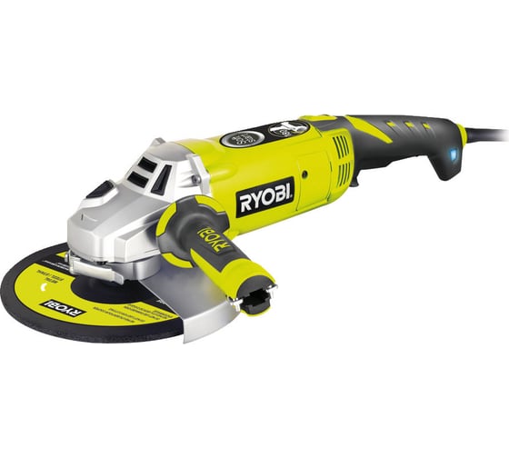 Углошлифовальная машина Ryobi EAG2000RS 5133000550, 230 мм, 6000 об/мин, 2000 Вт детальное изображение - 4