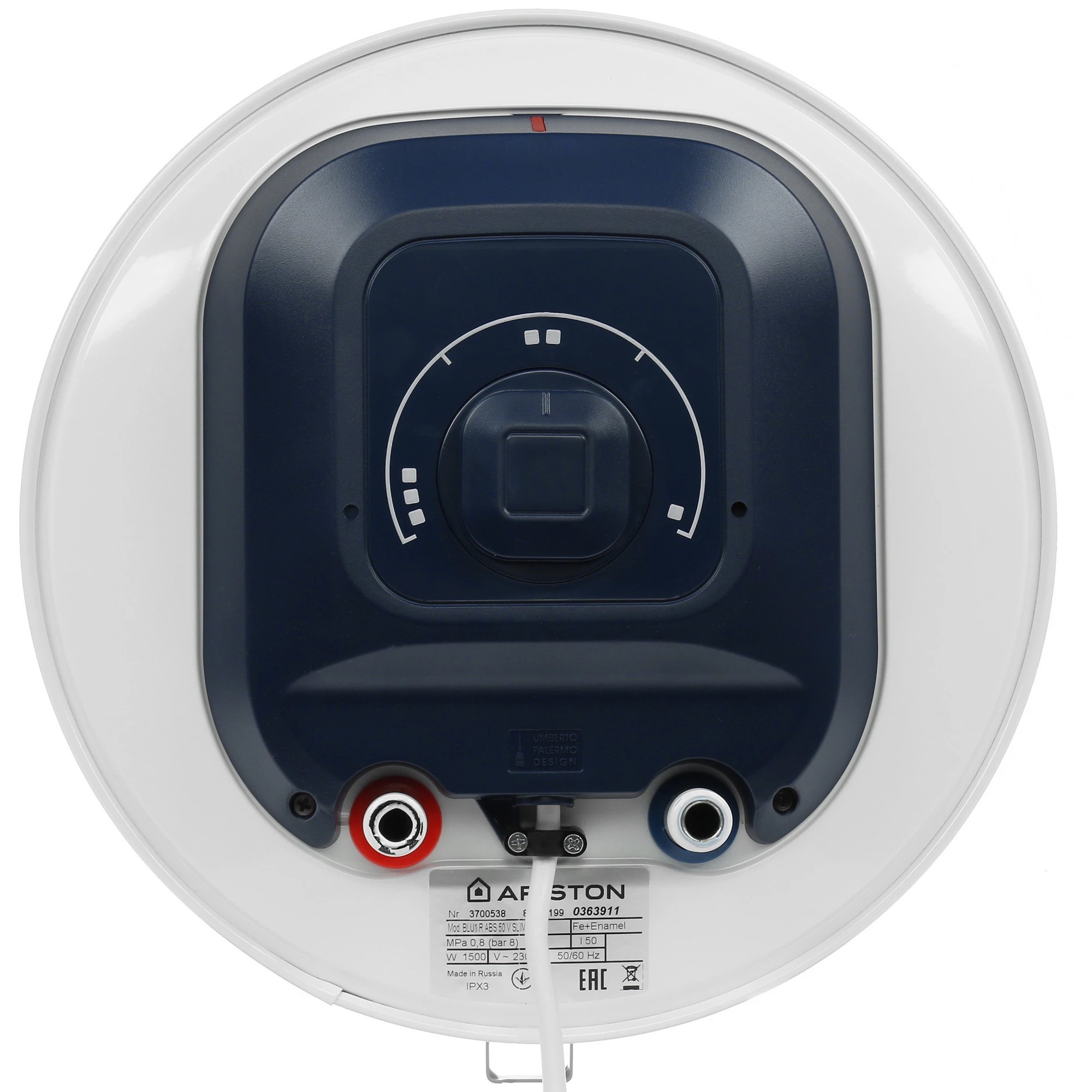 Водонагреватель Ariston BLU1 R ABS 50 V SLIM, 3700538, 50 л, Белый детальное изображение - 3