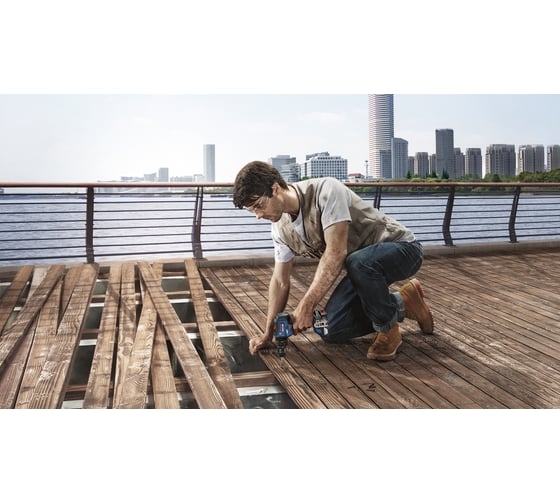 Аккумуляторная ударная дрель-шуруповерт Bosch GSB 18V-50 Solo (без АКБ и ЗУ), 18 В, 50 Нм, 06019H5106 детальное изображение - 8