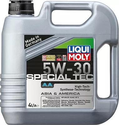 Моторное масло Liqui Moly Leichtlauf 5W-30 Special AA, 7516, 4 л  детальное изображение - 1