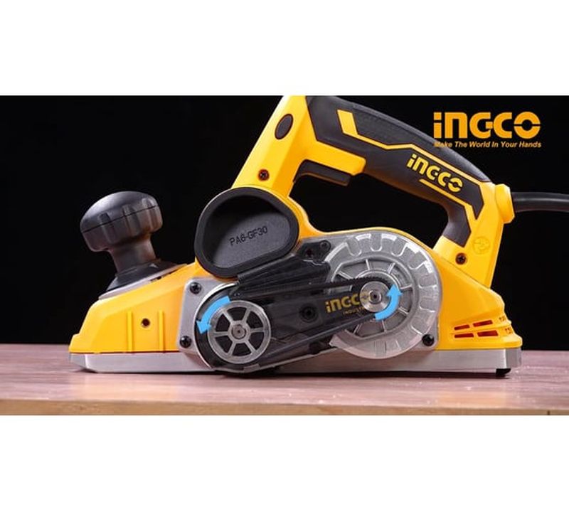 Электрический рубанок INGCO INDUSTRIAL PL10508, 1050 Вт,  Желтый детальное изображение - 5