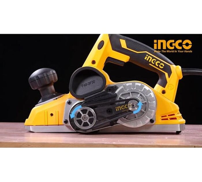 Электрический рубанок INGCO INDUSTRIAL PL10508, 1050 Вт,  Желтый №5