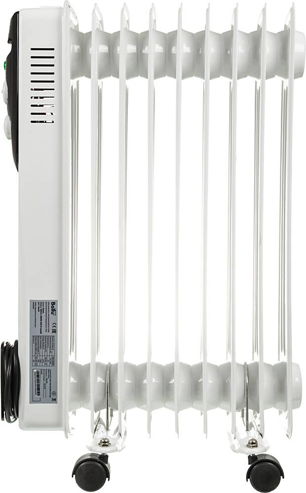 Масляный радиатор Ballu Classic BOH CL-09WRN, Белый детальное изображение - 3