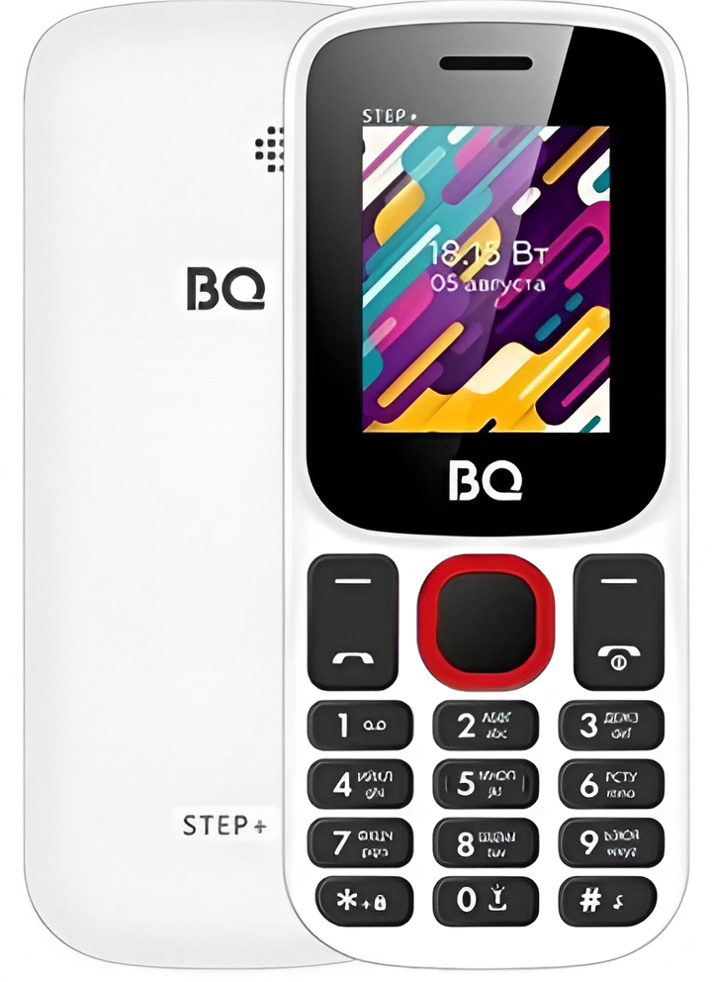 Мобильный телефон BQ 1848 Step+, 32 Мб, Черный/Синий, Dual mini-SIM детальное изображение - 1