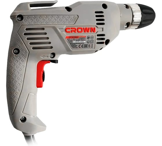 Безударная дрель CROWN CT10126C, 14 Нм,  400 Вт детальное изображение - 2
