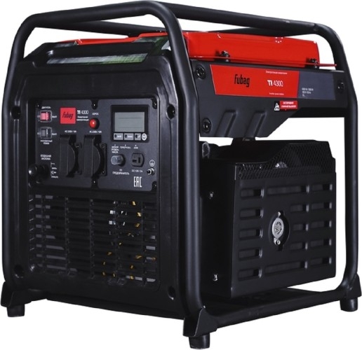 Генератор бензиновый FUBAG TI 4300 641025, 3.8 кВт, Красный детальное изображение - 1