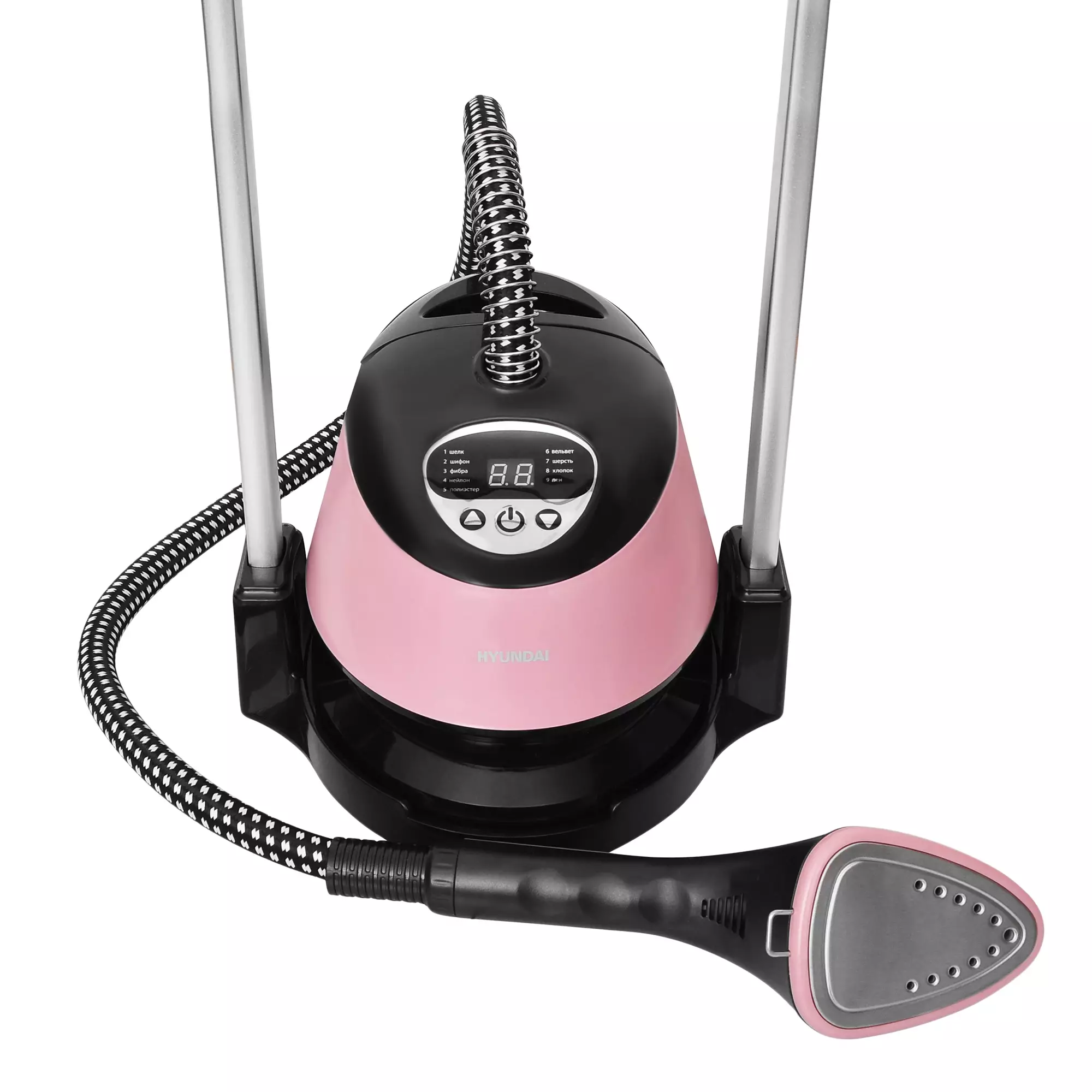 Отпариватель Hyundai H-US02543, Розовый/черный детальное изображение - 9