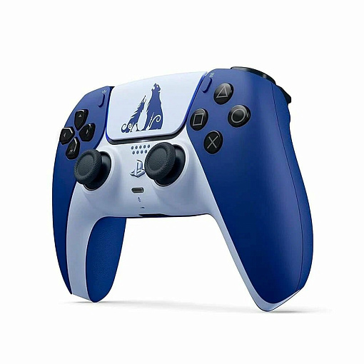 Геймпад Sony DualSense Wireless Controller God of War Ragnarök Limited Edition, Синий детальное изображение - 2