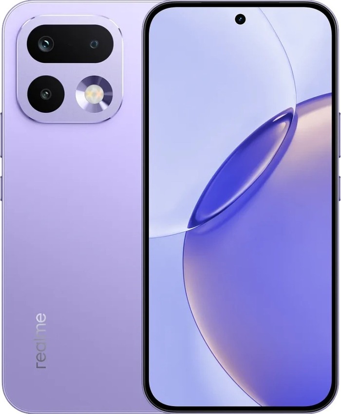 Смартфон Realme 16 Pro 5G 12/256 Гб, Сиреневый, Dual nano-SIM №1