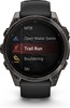 Смарт-часы Garmin Fenix 8 AMOLED Sapphire DLC, 47 мм, угольно-черный, пепельно-черный силиконовый ремешок вариант - 7