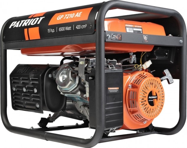 Генератор бензиновый PATRIOT GP 7210 AE 474101590, 6 кВт, Черный детальное изображение - 14