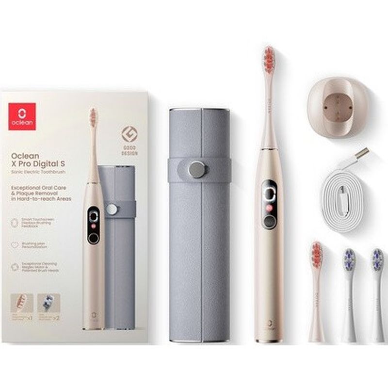 Зубная щётка Oclean X Pro Digital Set, Золотой детальное изображение - 3