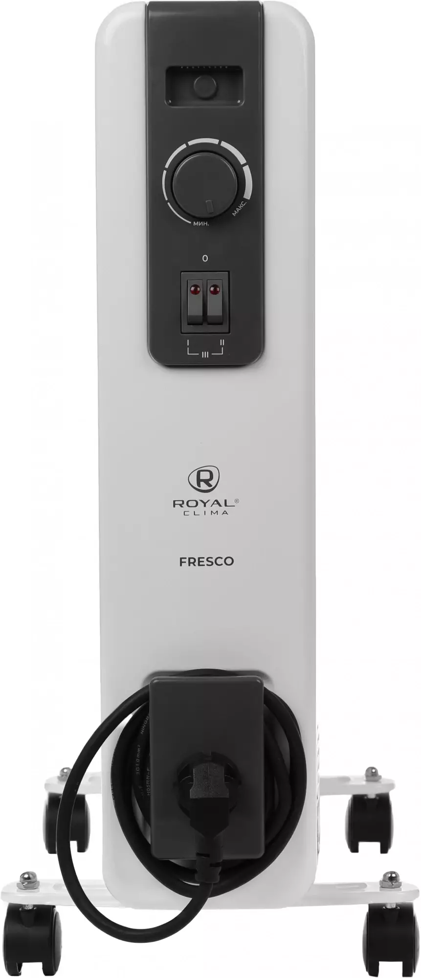 Масляный радиатор Royal Clima Fresco ROR-FR11-2500M, Белый детальное изображение - 3