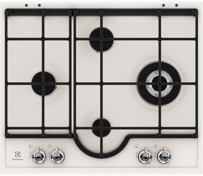 Газовая варочная панель Electrolux GPE 363 RCW, Бежевый детальное изображение - 1