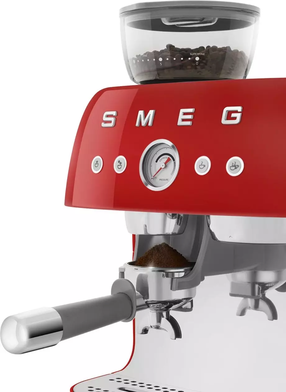 Кофемашина Smeg EGF03RDEU, Красный детальное изображение - 5