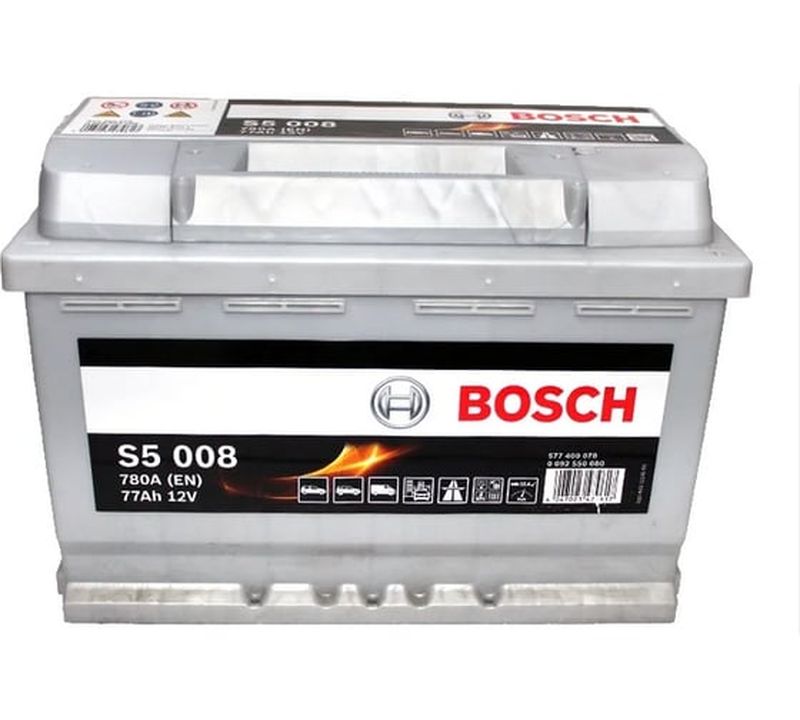 Аккумулятор BOSCH Silver Plus EN780 R+, обратная, 0092S50080 77 А·ч детальное изображение - 1